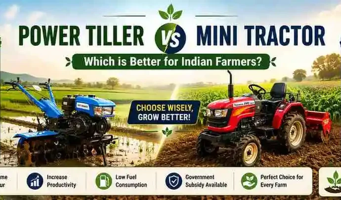 Power Tiller vs Mini Tractor Which is Better